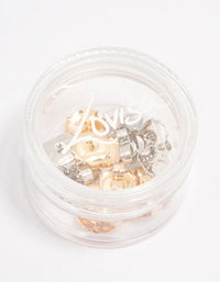 Gold & Silver Large Butterfly Earring Backs - link has visual effect only