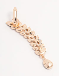 Gold Jet Stone Earring Cuff - link has visual effect only