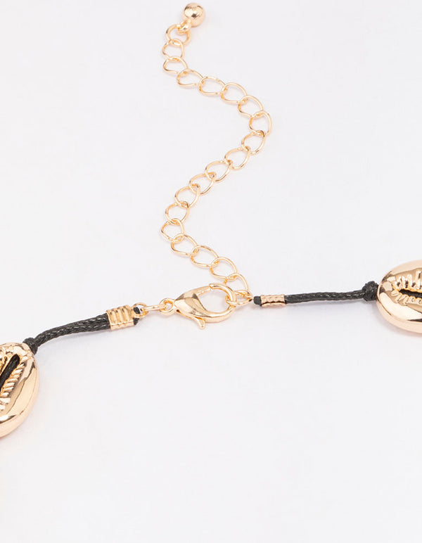 Gold Cowrie Shell Necklace