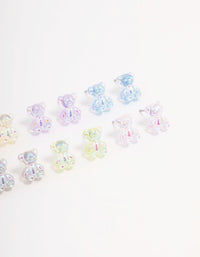 Silver Gummy Bear Earring 8-Pack - link has visual effect only