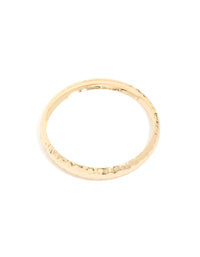 Gold Thin Hammered Bangle - link has visual effect only