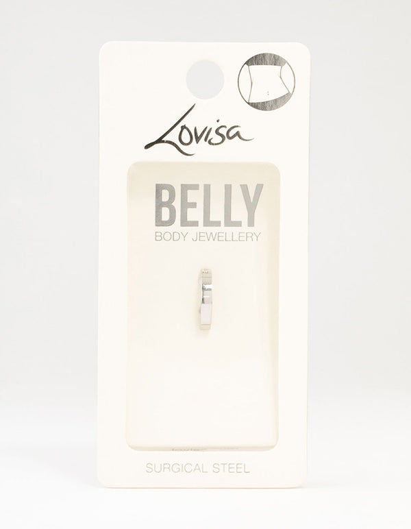 Surgical Steel Plain Curved Belly Ring