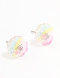 Star Shell Stud Earrings - link has visual effect only