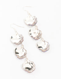 Gold Holographic Petal Bar Drop Earrings - link has visual effect only