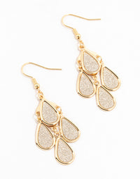 Glitter Teardrop Drop Earrings - link has visual effect only