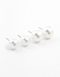 Pearl Stud Earrings 2-Pack - link has visual effect only