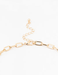 Gold Plated Genuine Shell & Stone Charm Necklace - link has visual effect only