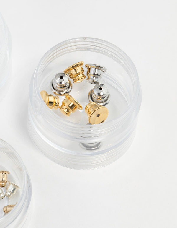 Gold & Silver 3 Tubs Bullet Backs