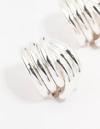 Silver Plated Knotted Stud Earrings - link has visual effect only