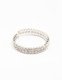 Silver Diamante Bangle - link has visual effect only