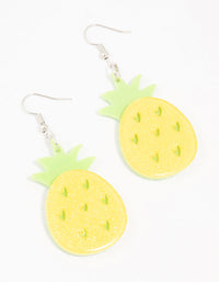 Acrylic Pineapple Drop Earrings - link has visual effect only