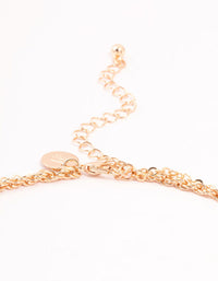 Gold Heart Locket Layered Necklace - link has visual effect only