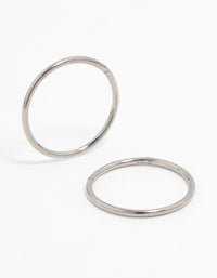 Titanium Sleeper Earrings 14 mm - link has visual effect only