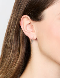Titanium Sleeper Earrings 16 mm - link has visual effect only