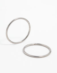 Titanium Sleeper Earrings 16 mm - link has visual effect only