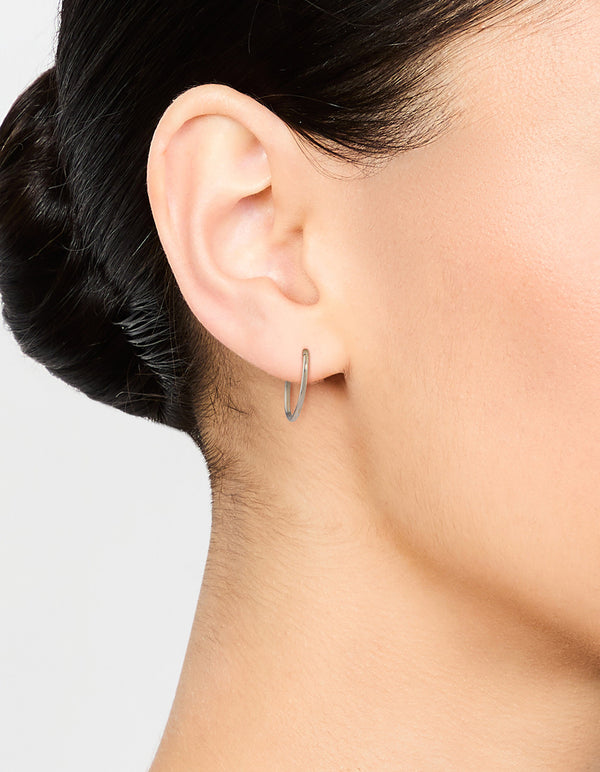 Titanium Sleeper Earrings 12 mm