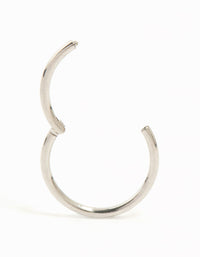 Titanium Thin Clicker Ring 8 mm - link has visual effect only