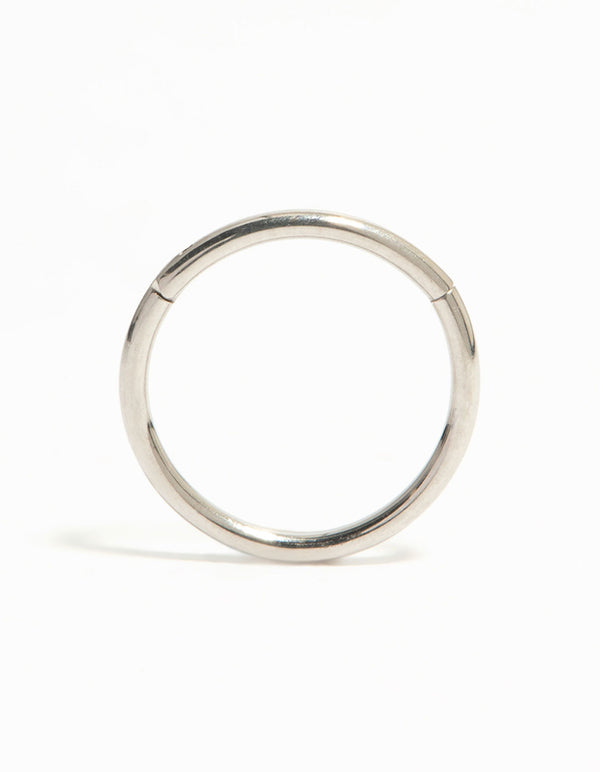 Titanium Thin Clicker Ring 8 mm