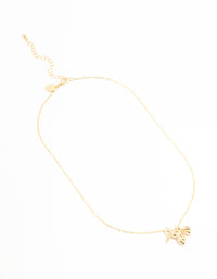 Bubble Dog Gold Necklace - link has visual effect only