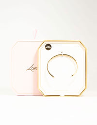 Waterproof Gold Plated Stainless Steel Celestial Wrist Cuff - link has visual effect only