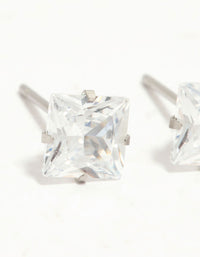 Waterproof  Diamante Stainless Steel Stud Earrings - link has visual effect only