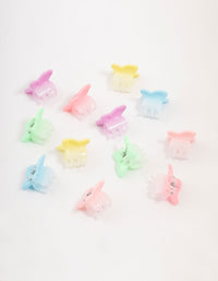 Mini Pastel Butterfly Claw Clips 12-Pack - link has visual effect only
