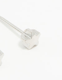 Surgical Stainless Steel 4MM Star Piercing Stud - link has visual effect only