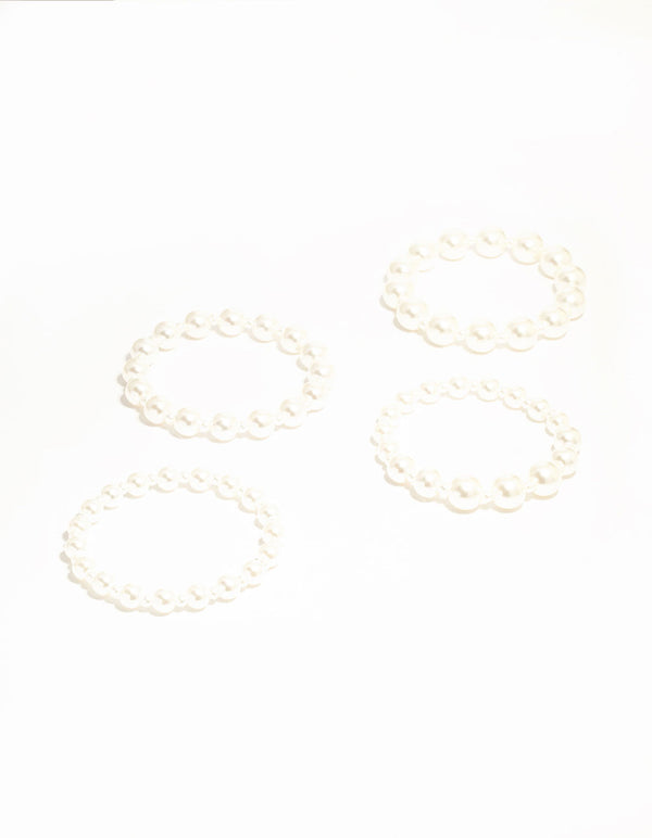 Pearl Bracelets 4-Pack
