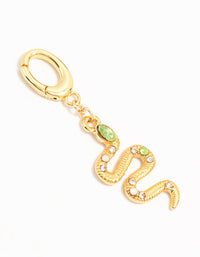 Gold Plated Snake Charm - link has visual effect only