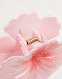 Pink Ombre Hibiscus Claw Clip - link has visual effect only