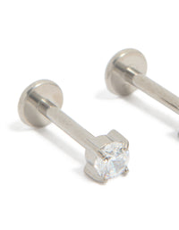 Titanium Diamante Flat Back Studs - link has visual effect only