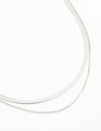 Waterproof Stainless Steel Chain Layered Necklace - link has visual effect only
