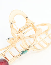 Gold Cherry Claw Clip - link has visual effect only