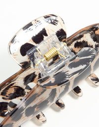 Leopard Print Claw Clip - link has visual effect only