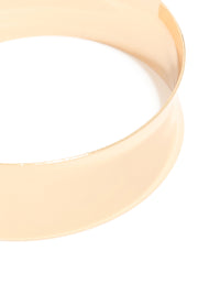 Gold Flat Wide Wrist Cuff - link has visual effect only