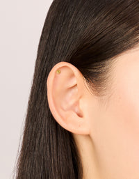 Mixed Finish Surgical Steel Small Ball Flat Back Studs 3-Pack - link has visual effect only