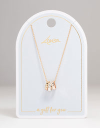 Mixed Metal Diamante Rondell Necklace - link has visual effect only