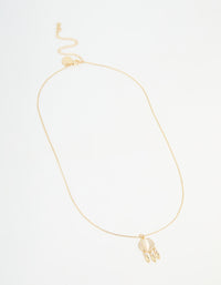 Gold Plated Dream Catcher Necklace - link has visual effect only