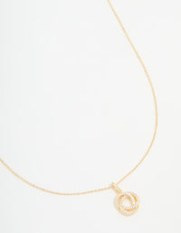Gold Plated Milky Way Pendant Necklace - link has visual effect only