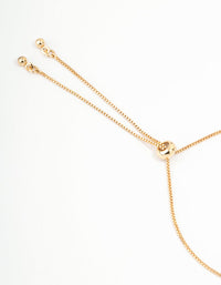 Gold Plated Pearl & Mini Butterfly Toggle Bracelet - link has visual effect only