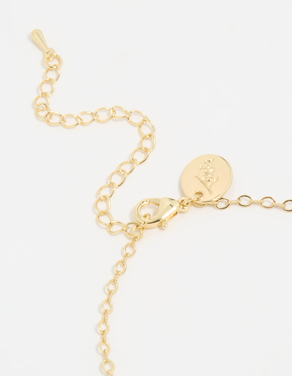 Gold Plated Cubic Zirconia Flower Station Bracelet
