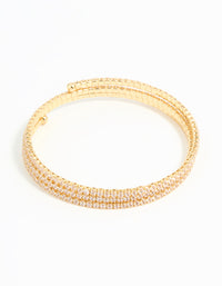 Gold Plated Cupchain Wrap Bracelet - link has visual effect only