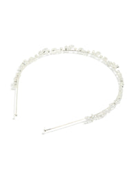Silver  Wavy Vine Headband - link has visual effect only
