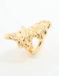 Gold Plated Molten Rock Ring - link has visual effect only