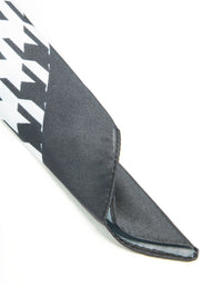 Houndstooth Print Fabric Scarf - link has visual effect only