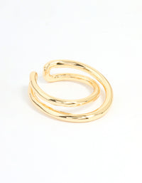 Gold Plated Open Band Ring - link has visual effect only
