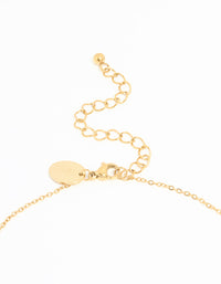 Waterproof Gold Plated Stainless Steel Cross Charms Necklace - link has visual effect only