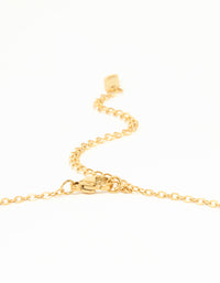 Waterproof Gold Plated Stainless Steel Cubic Zirconia Cross Pendant Necklace - link has visual effect only