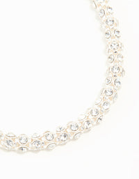 Silver Plated Diamante Fireball Bracelet - link has visual effect only