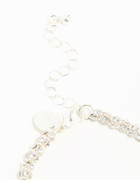 Silver Plated Diamante Fireball Bracelet - link has visual effect only